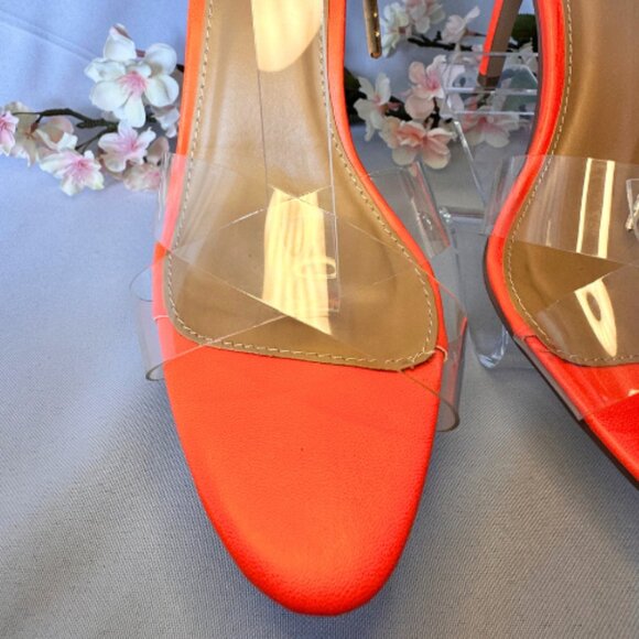 Turn Heads in Vibrant Neon Orange Heels - Picture 4 of 10